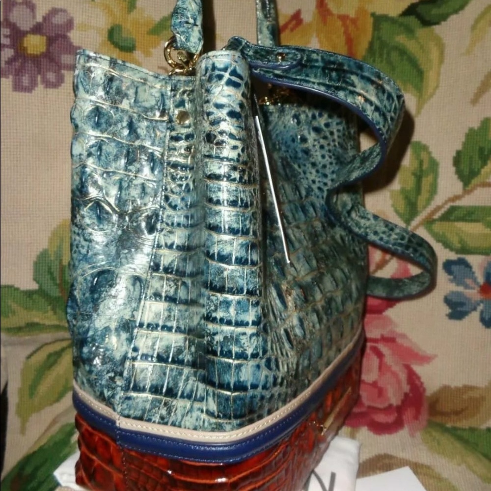 NWT BRAHMIN AMELIA GLACIER EASTWOOD LEATHER - Picture 3 of 8